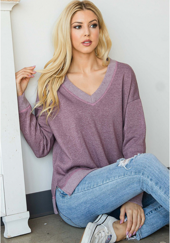 COZY FLEECE TOP - Honey Bee LA 